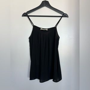LOFT Black Camisole Top with Spaghetti Straps